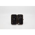 Kis Fémkeretes Manikűrkészlet | Krómozott | 1 Ollós | Körömcsipeszes | Fekete