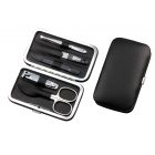 Kis Fémkeretes Manikűrkészlet | Krómozott | 1 Ollós | Körömcsipeszes | Fekete