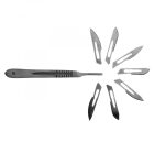 Pedikűr szerszámnyél | Rozsdamentes | 1-es forma | 4"