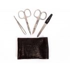 Kis Úti Manikűrkészlet | Exkluzív | Rozsdamentes | Barna