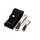 Körömcsipesz Készlet | 2 Design Körömcsipesz | Rozsdamentes | Bőrtok