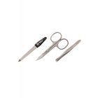 R. Klaas/Solingen | Manikűrkészlet | Kis Úti | Kombiollós | Rozsdamentes | Kék bőrtokban