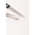 R. Klaas/Solingen | Manikűrkészlet | Úti | 4 részes | Rozsdamentes | 2 Design Körömcsipeszes | Fekete mágneses bőrtokban