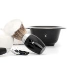 Szappanozó tálka | Fekete porcelán