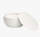 Shavecare | Fehér porcelántálka | Aloe Vera borotvaszappannal
