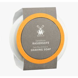   Shavecare | Fehér Porcelántálka | Homoktövis Borotvaszappannal