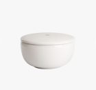 Shavecare | Fehér porcelántálka | Szantálfa borotvaszappannal