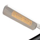 Borotvakés | Rozsdamentes | Wedge | Fekete akril nyél | 3/8"