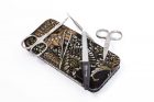 Extrasol | Magyar kézműves | Manikűrkészlet | Kis fémkeretes | Mintás bőrtok
